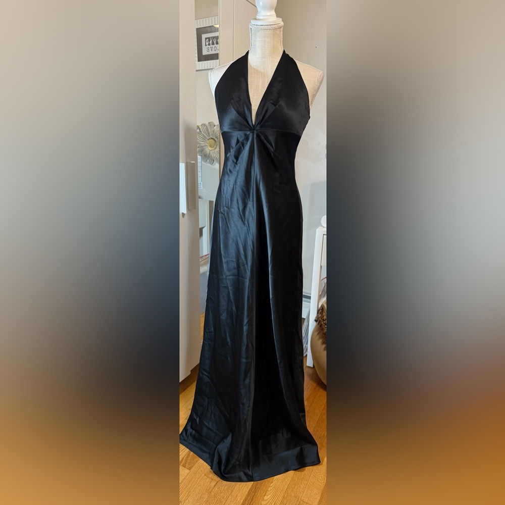 Laundry By Shelli Segal Black Backless Dress